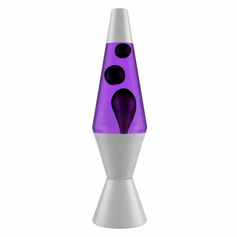 14.5’’ LAVA LAMP – BLACK & PURPLE R5