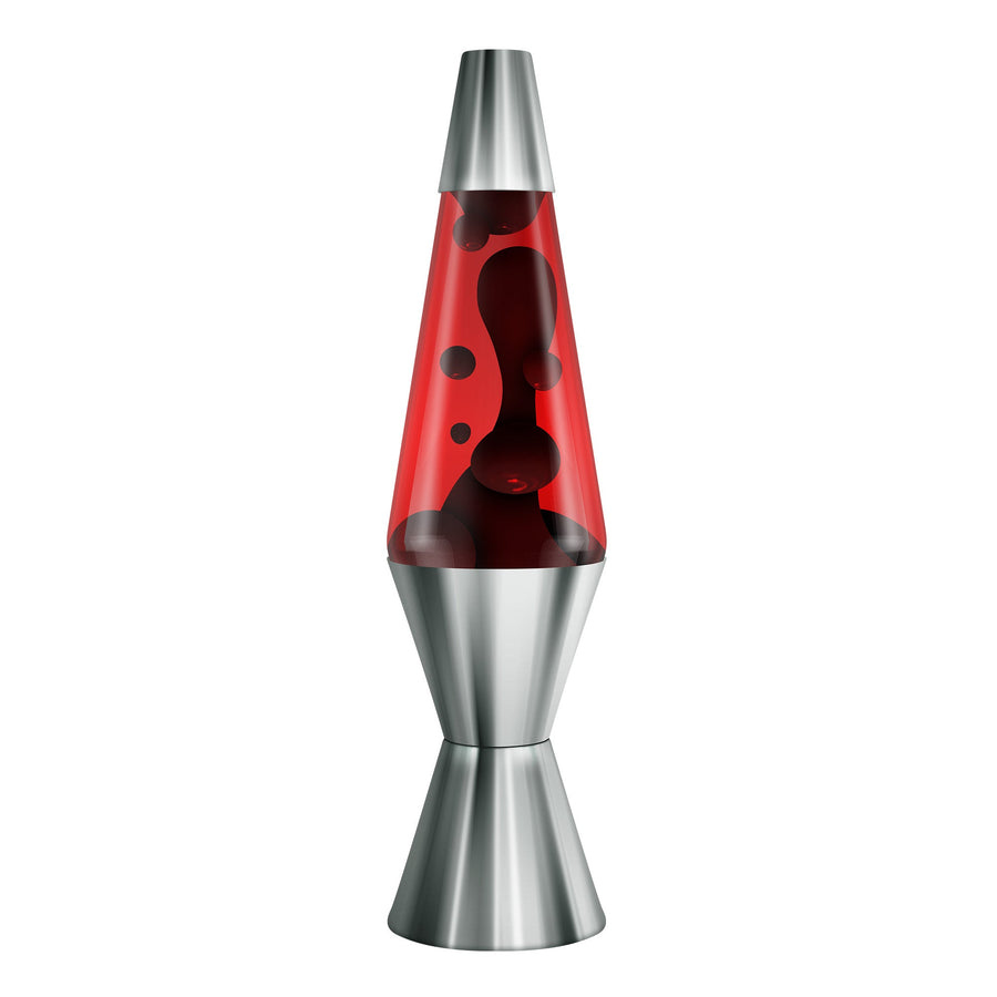 14.5″ LAVA LAMP CHROME PLATED CRIMSON O7