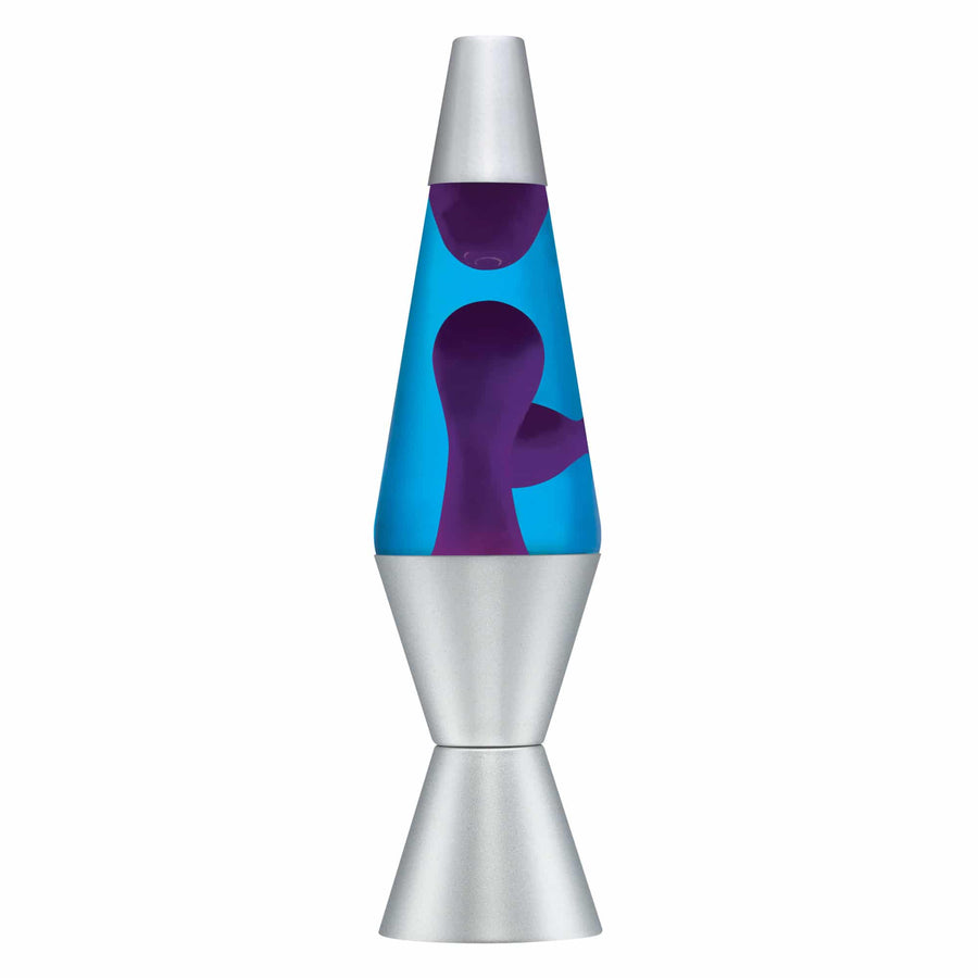 14.5″ LAVA LAMP – PURPLE/BLUE/SILVER R4