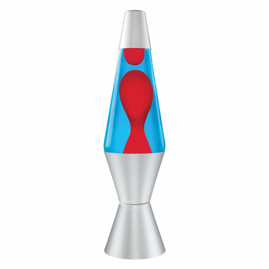 14.5″ LAVA LAMP – RED/BLUE/SILVER N3