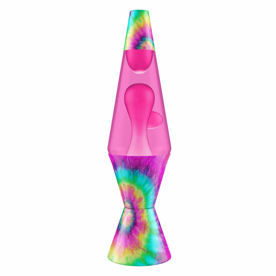 14.5″ LAVA LAMP – TIE DYE PINK SPIRAL V2