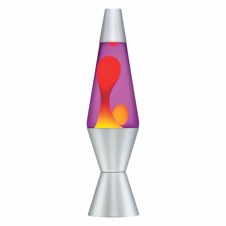 14.5” LAVA LAMP – YELLOW/PURPLE/SILVER L1
