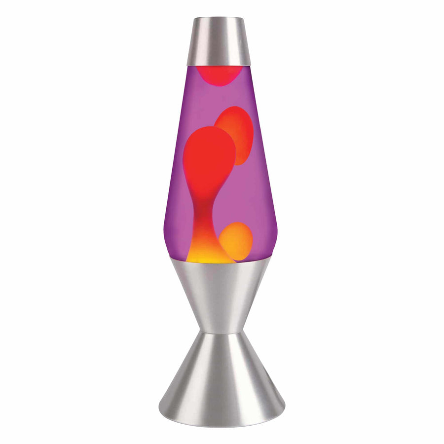 16.3″ LAVA LAMP – YELLOW/PURPLE/SILVER Z3